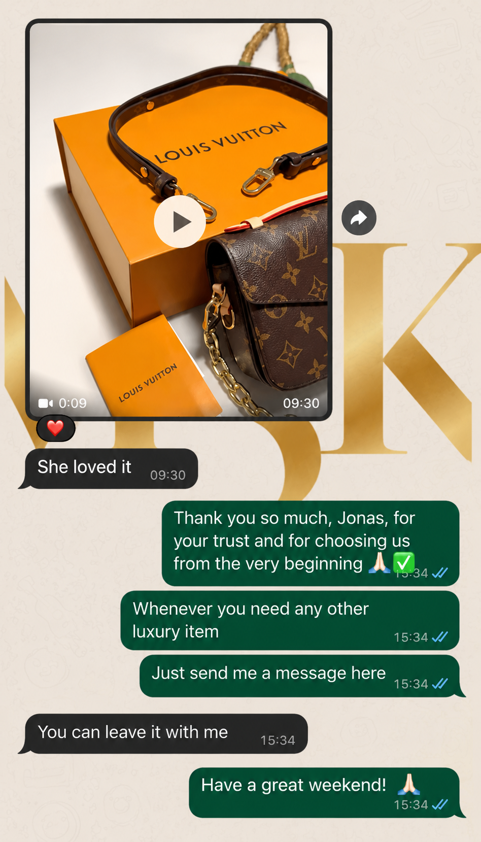 Original MSK customer message on WhatsApp 3
